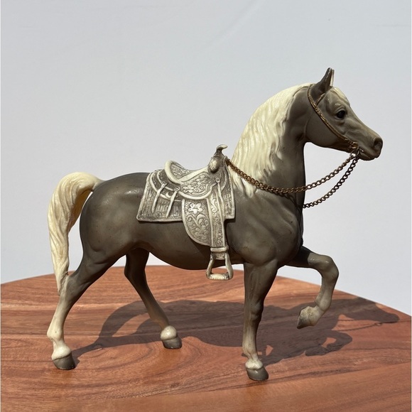 RARE Breyer "Cheyenne" Western Prancing Horse with saddle - Picture 1 of 16